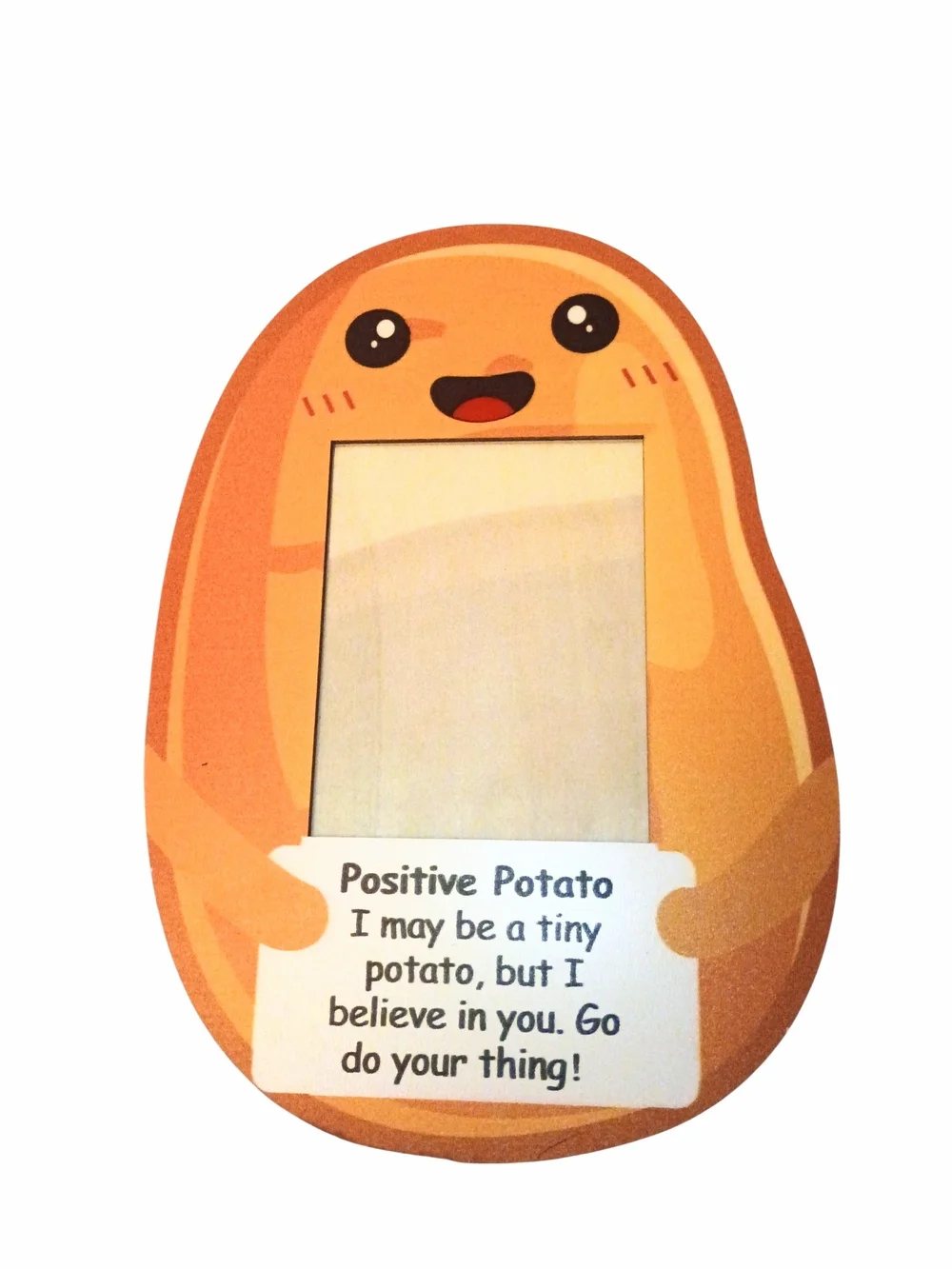 Positive Potato Photo Frame - Cute Desk Decor - 7.8x11 In NWT
